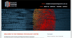Desktop Screenshot of forensicpsychologycentre.com.au